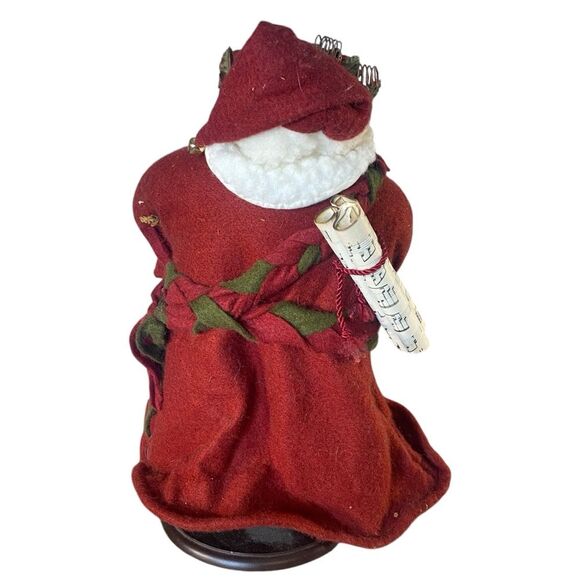 Vintage Rustic Santa Figurine Country Christmas Decor Holiday Season Farmhouse - Picture 4 of 6